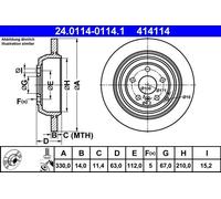 ATE Discofreno 24.0114-0114.1