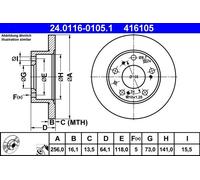 ATE Discofreno 24.0116-0105.1