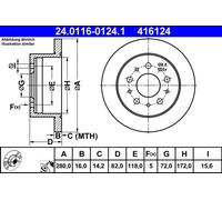 ATE Discofreno 24.0116-0124.1