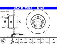 ATE Discofreno 24.0116-0133.1