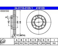ATE Discofreno 24.0118-0109.1