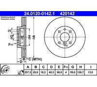 ATE Discofreno 24.0120-0142.1