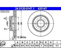 ATE Discofreno 24.0120-0147.1