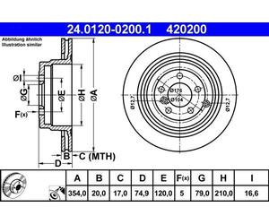 ATE Discofreno 24.0120-0200.1