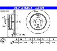 ATE Discofreno 24.0120-0209.1