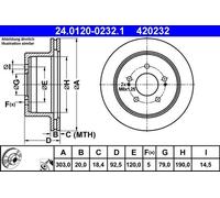 ATE Discofreno 24.0120-0232.1