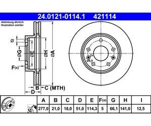 ATE Discofreno 24.0121-0114.1
