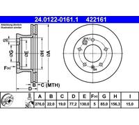 ATE Discofreno 24.0122-0161.1