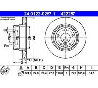 ATE Discofreno 24.0122-0257.1
