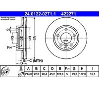 ATE Discofreno 24.0122-0271.1