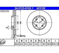 ATE Discofreno 24.0123-0102.1