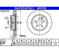ATE Discofreno 24.0123-0116.1
