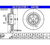ATE Discofreno 24.0124-0186.1