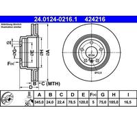 ATE Discofreno 24.0124-0216.1