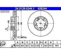 ATE Discofreno 24.0128-0244.1