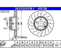 ATE Discofreno 24.0132-0136.1