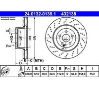ATE Discofreno 24.0132-0138.1
