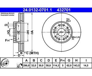 ATE Discofreno 24.0132-0701.1