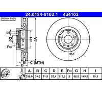 ATE Discofreno 24.0134-0103.1