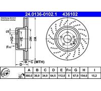 ATE Discofreno 24.0136-0102.1