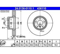 ATE Discofreno 24.0136-0110.1