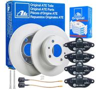 ATE Kit dischi e pastiglie per FORD KA (RU8) KA RU per FIAT 500 (312) Anteriore