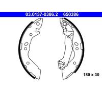 ATE Kit ganasce freni 03.0137-0386.2 posteriori con leva per Hyundai Atos MX