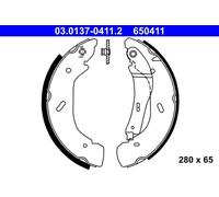 ATE 03.0137-0411.2 Kit ganasce freno posteriore per Ford Transit