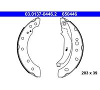Ganasce freno 03.0137-0446.2 ATE per PEUGEOT 206 Hatchback 206 Van 206 SW 206+
