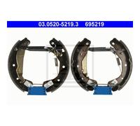 ATE Kit Ganasce Freno Posteriore per Opel Corsa C F08 F68 Tigra