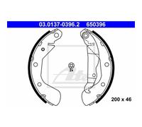 ATE Kit Ganasce Freno Posteriore per Opel Corsa C F08 F68 Tigra Twintop