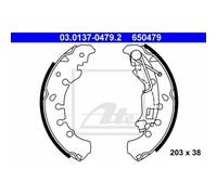 ATE Kit Ganasce Freno Posteriore per Opel Corsa D S07 Fiat Punto Evo 199 _