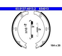 ATE Freno di Stazionamento 03.0137-4013.2 Kit ganasce, Freno stazionamento MERCEDES-BENZ,CHRYSLER,Classe C Sedan (W203),Classe C T-modell (S203)