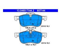 ATE Kit Pastiglie Freno a Disco Frontale Adatto per Rover 75 2.0 V6 1.8 MG