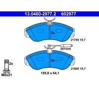 ATE Kit pastiglie freno, Freno a disco 13.0460-2977.2