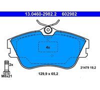 Set di pastiglie freno ATE 13.0460-2982.2, fronte