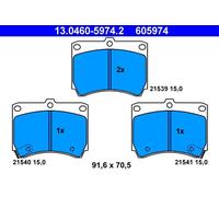 Pastiglie freno 13.0460-5974.2 ATE per MAZDA MX-3 323 S V 323 C IV 323 P V