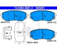 ATE Pastiglie Freni Anteriori per Kia Sorento III Hyundai Santa Fé IV Box / SUV