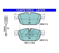 ATE Pastiglie Freni Anteriori per Peugeot 508 Sw I RCZ Citroën C5 III Break DS5