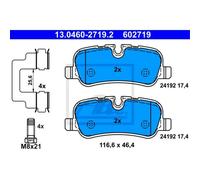 ATE Pastiglie Freno 13.0460-2719.2 Ceppi Freno Land per Rover Discovery III L319