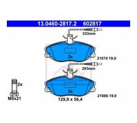 ATE Pastiglie Freno 13.0460-2817.2 Ceppi Freno per Citroën Xsara Break N2