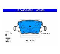 ATE Pastiglie Freno 13.0460-2855.2 Ceppi Freno per Mercedes-Benz W168