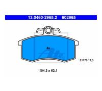 ATE Pastiglie Freno 13.0460-2965.2 Ceppi Freno per lada 110 2110