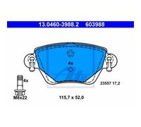 ATE Pastiglie Freno 13.0460-3988.2 Ceppi Freno per Renault Kangoo KC0/1_