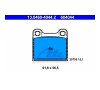 ATE Pastiglie Freno 13.0460-4044.2 Ceppi Freno per Volvo V70 I P80_