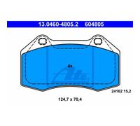 ATE Pastiglie Freno 13.0460-4805.2 Ceppi per Renault Megane II BM0/1_ CM0/1_