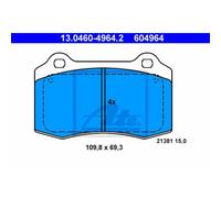 ATE Pastiglie Freno 13.0460-4964.2 Ceppi Freno per JAGUAR S-TYPE X200