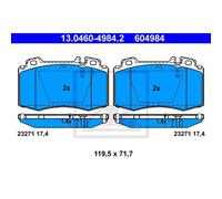 ATE Pastiglie Freno 13.0460-4984.2 Ceppi Freno per MERCEDES-BENZ CLASSE S W220