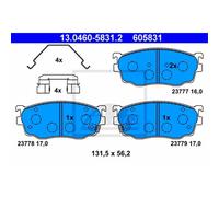 ATE Pastiglie Freno 13.0460-5831.2 Ceppi Freno per Mazda Premacy CP