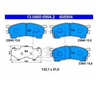 ATE Pastiglie Freno 13.0460-5954.2 Ceppi Freno per Mazda Premacy CP